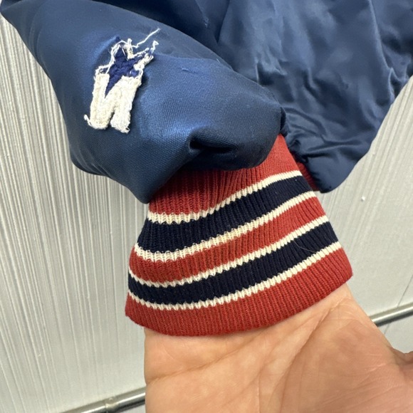 Vintage 80s Boston Red Sox MLB Diamond Collection Starter Satin Bomber Jacket XL - Picture 12 of 14